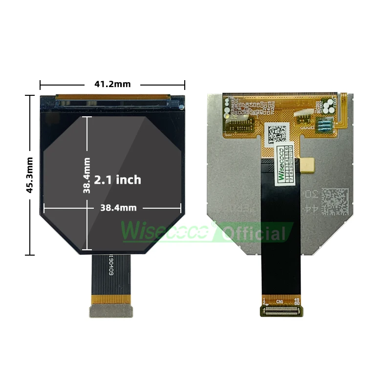 Wisecoco 2.1 Inch Mini Display For Raspberry Pi 4 TFT Lcd Screen Mipi Control Board Brightness Adjustable 1600*1600 High PPI