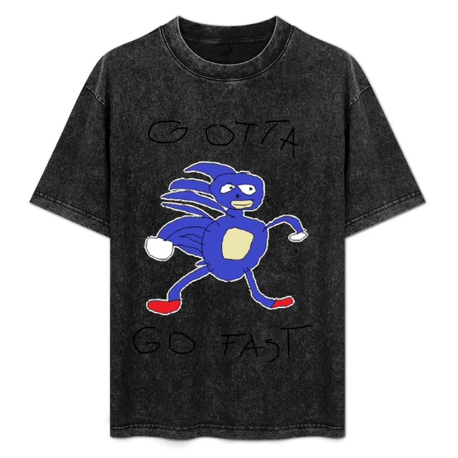 

Gotta go fast Sanic | Funny Meme T-Shirt Cool Feeling Summer Tee Shirt