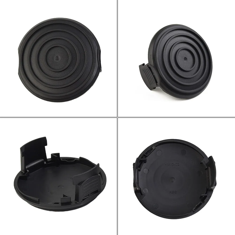 Brand New High Quality Practical Spool Cap Line Spools Cover Black Replacements 2 Pcs 91105342 ABS Accessories