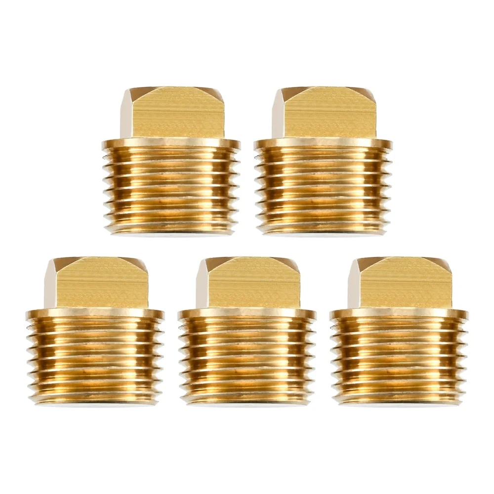 5 tapones para barcos NPT de 1/2 ", tapón de drenaje para barcos de latón macizo para Bayliner Four Winns Glastron Larson Sea Ray Starcraft