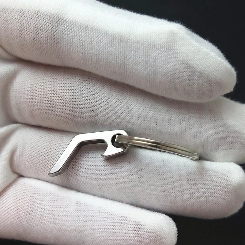 EDCギア-ミニ軽量栓抜き、ビールオープナー、ポケットツール、ユーティリティガジェット、アウトドアキャンプ、ハイキング、キャンプ用品、キーホルダー