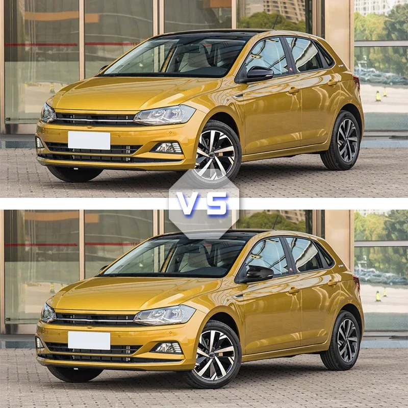 Pair M Style Rear View Mirror Covers For VW Polo 6 MK6 AW 2018-2021 & For Volkswagen POLO GTI 2018-2021 Mirror Caps Shell