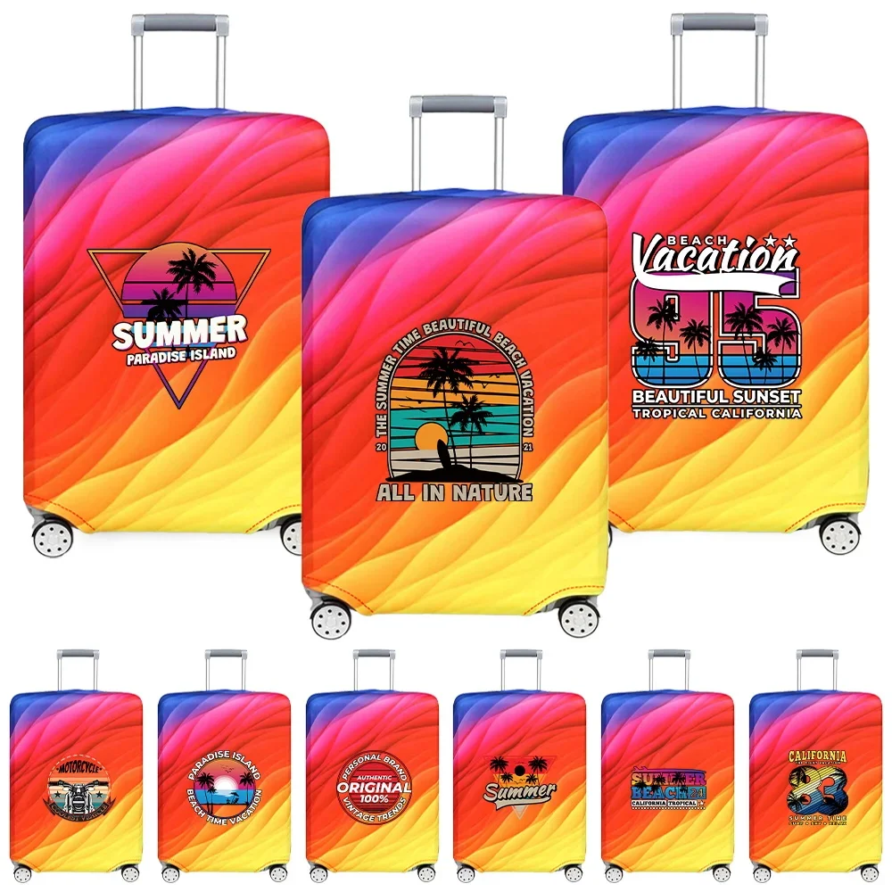 Portable Stretch Fabric Luggage Protective Cover Simplicity Dust Cover Anti-Scratch Protective Holiday Series Travel Accessories