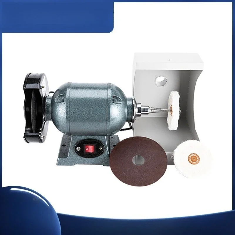 Oral high - speed double - shaft polishing machine, dental technician cutting and polishing equipment