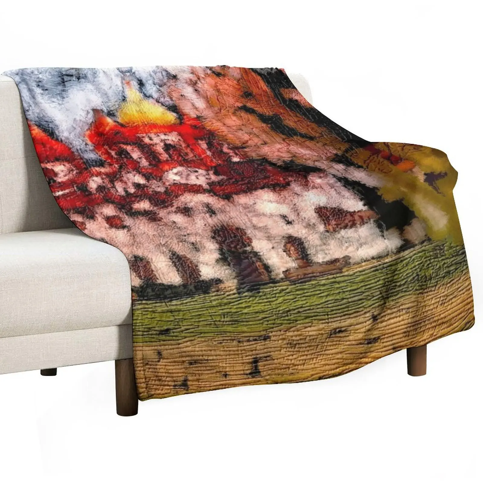 Colorful Abstract Cathedral Art Throw Blanket Bed covers Decorative Sofas Sleeping Bag Bed for winter Tourist Blankets