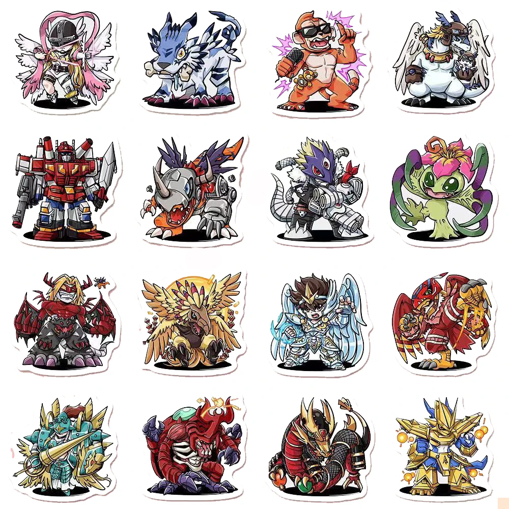 10/30/50 Stuks Cool Digitale Monster Stickers Gomamon Palmon Anime Sticker Skateboard Motorfiets Digimon Avontuur Cartoon Stickers