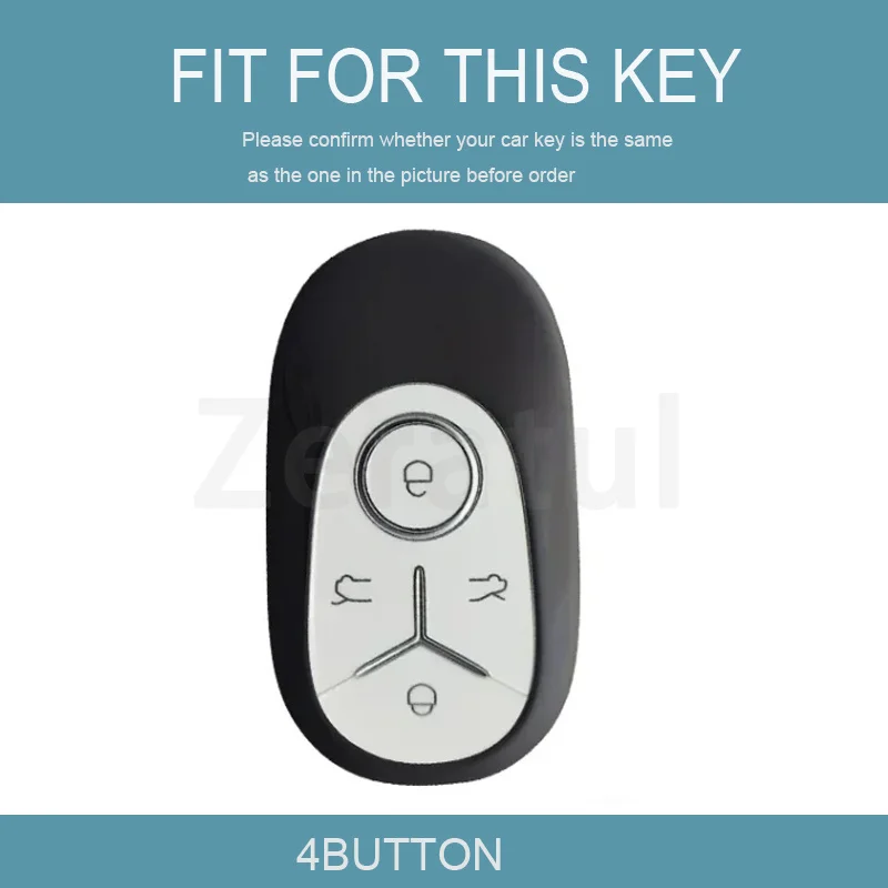 Transparent TPU Car Shell Fob Accessories For Geely Star Wish Key Set 2024 2025 New Free Exploration Youth Dream Edition Keyless