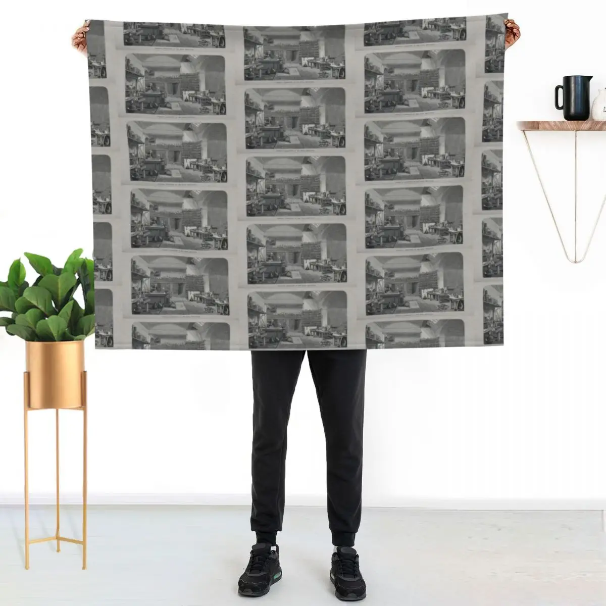 Faradaya??s Laboratory at the Royal Institution Throw Blanket Plush Bed Luxury Brand Flannel Giant Sofa Stuffeds Blankets