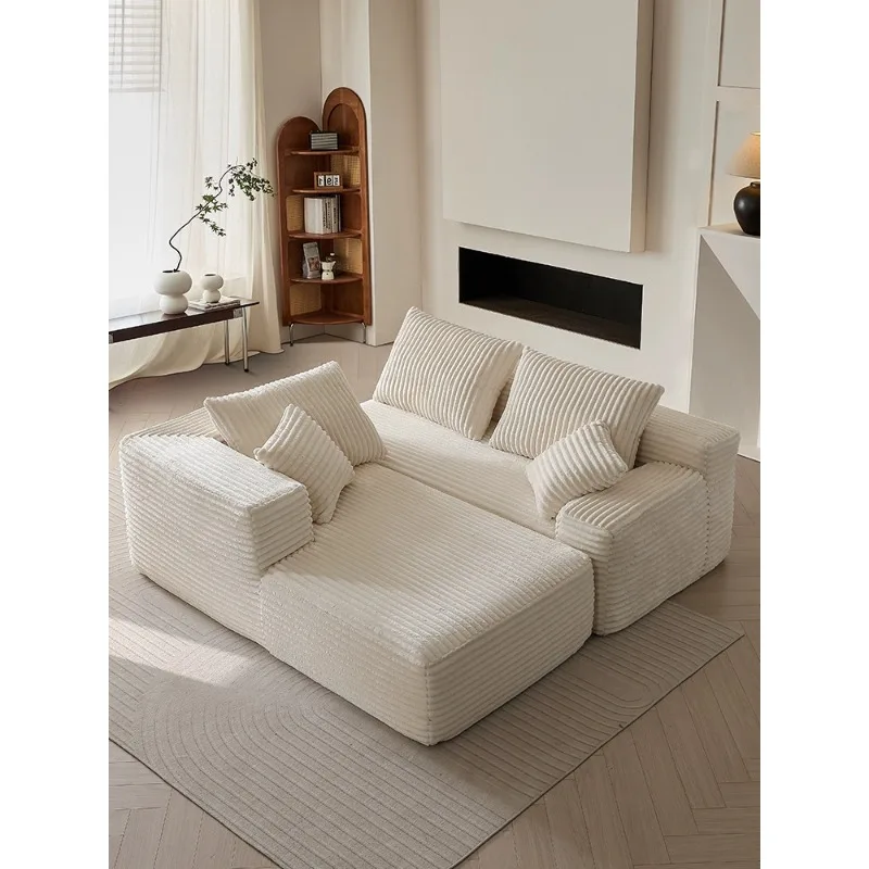 

Tofu block vacuum compression sofa module combination living room small apartment modern simple fabric sofa