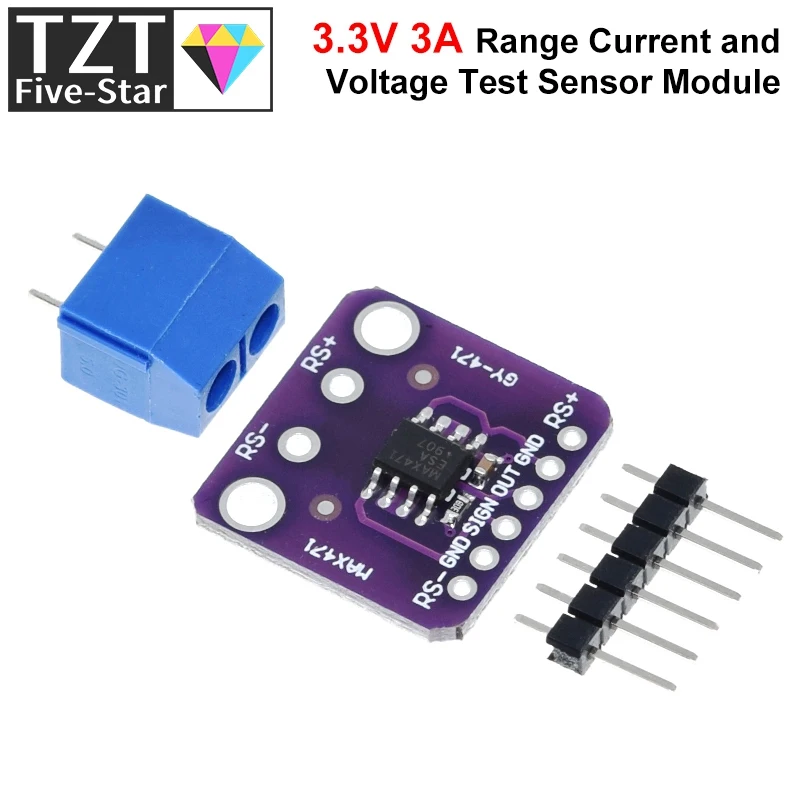 GY-471 MAX471 3A Current Sensor Module Consume Current Detection Module for Arduino DC 0 -30V