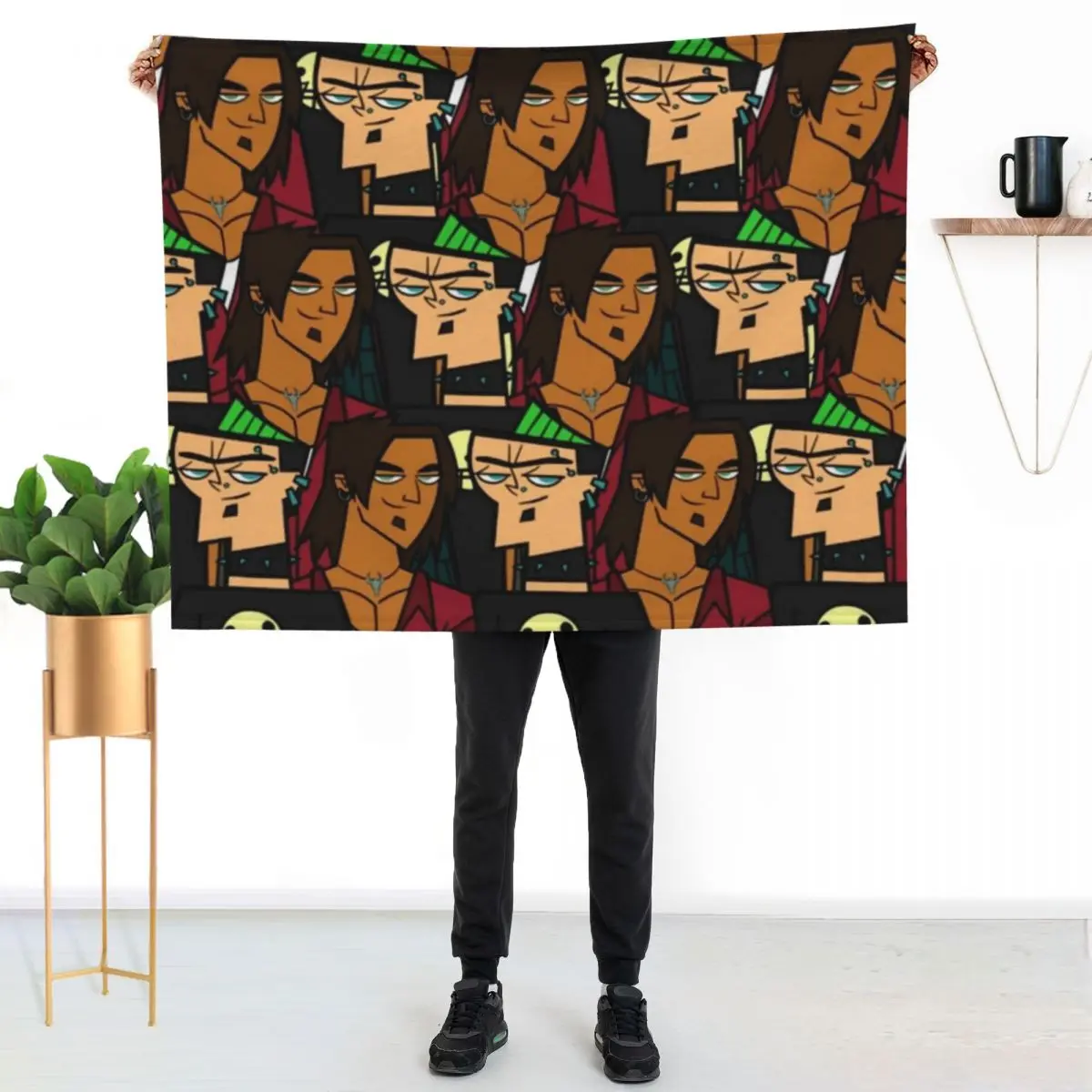 

Total Drama: Duncan/Alejandro Throw Blanket Luxurious Soft Blanket Holiday Gift for Family
