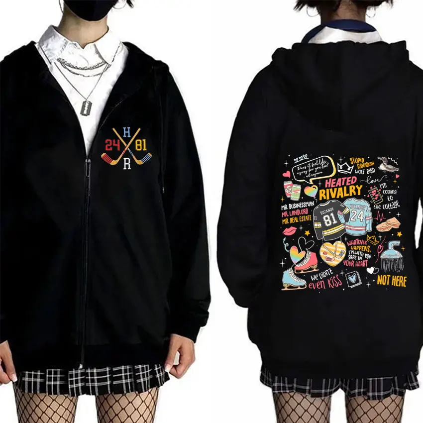 

Heated Rivalry Shane Hollander‌ Ilya Rozanov Hollanov 2481 Zipper Hoodie Men Women Fashion Streetwear Male Vintage Zip Up Jacket