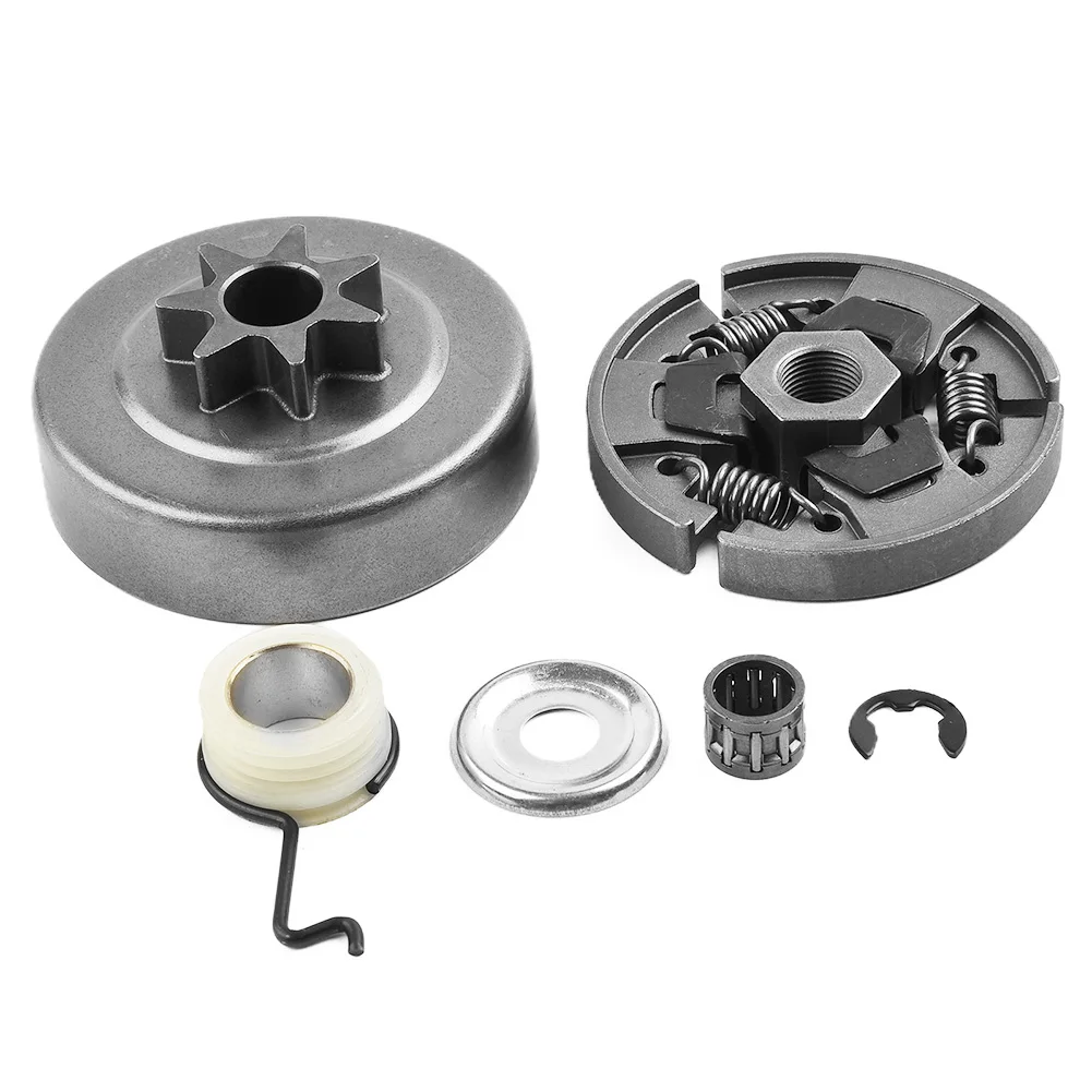 Clutch Drum Spur Sprocket Cover Kit 7 Teeth Chainsaw Clutch Cover Kit Drum Spur MS231 MS251 Sprocket 640 Garden