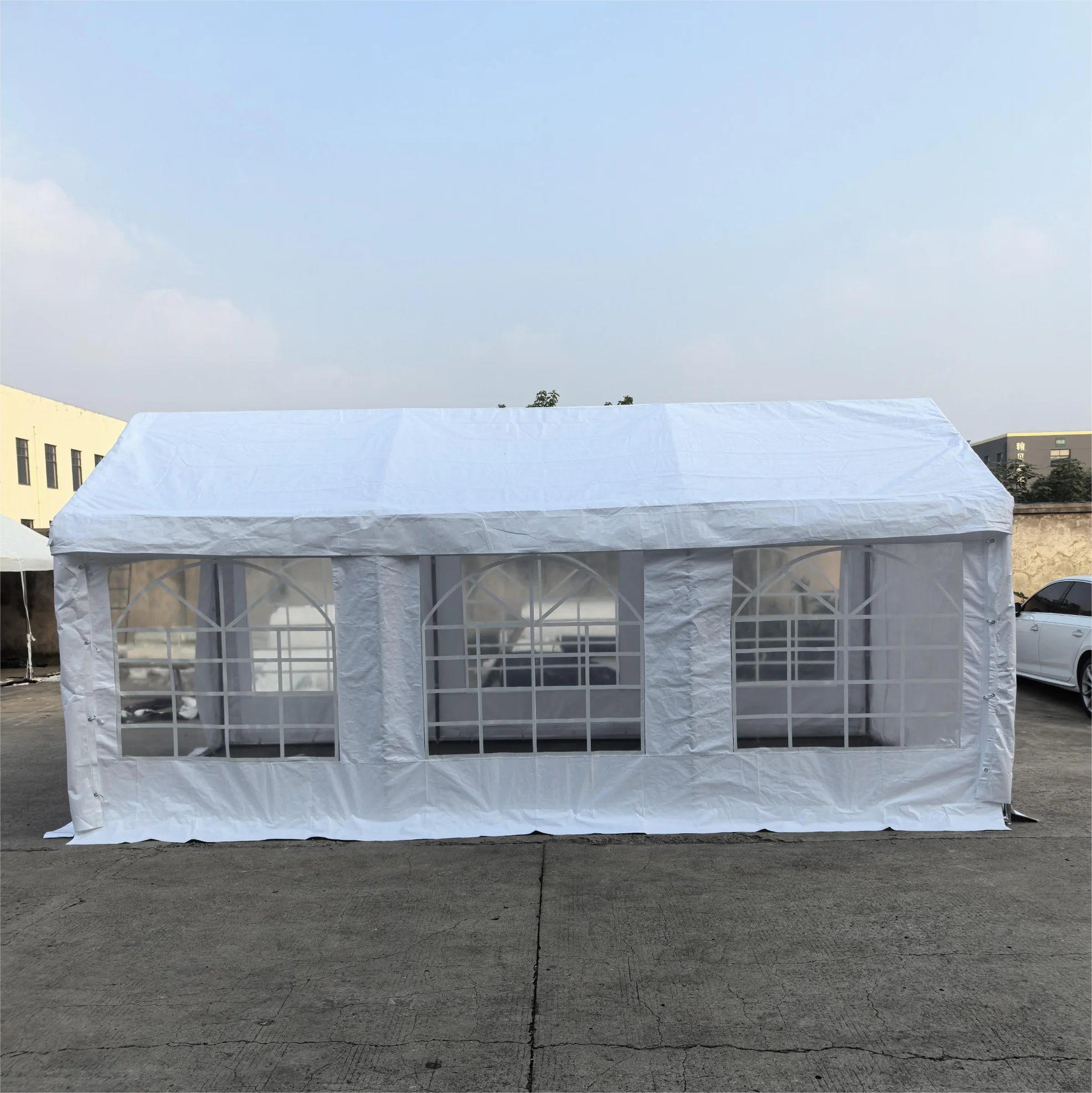 #￥10x20ft Basic Portable Carport Canopy Party Tent 8 Legs