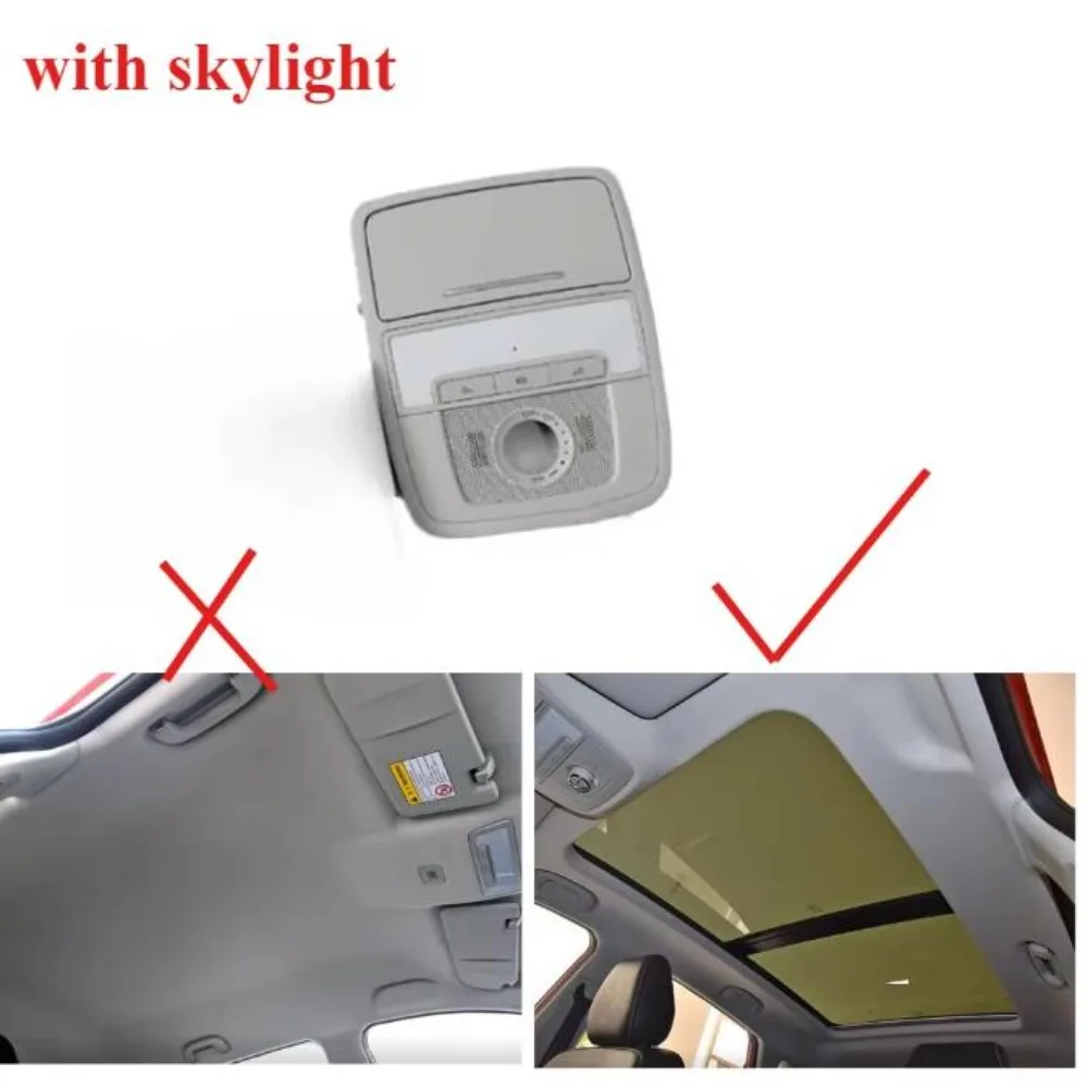 

1 Piece Reading Lamp for MGI5 EI6 Roof Lamp for RX5 RX6 With Skylight Switch with Glass Cover MG5 MG6 MG ZS Switch