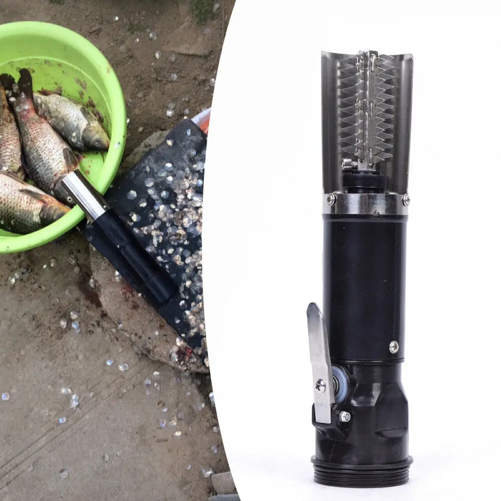 Seafood Tools 6000 RPM Fish Scale Planer Fishing Scalers Scraper US Plug Electric Fish Scaler Cordless Fish Remover Cleaner