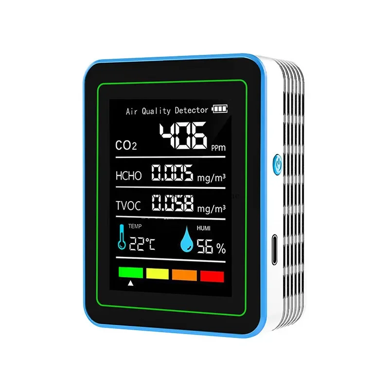 3 in 1 Air Quality Detector Carbon Dioxide Detection Temperature and Humidity Monitoring CO2 Generator