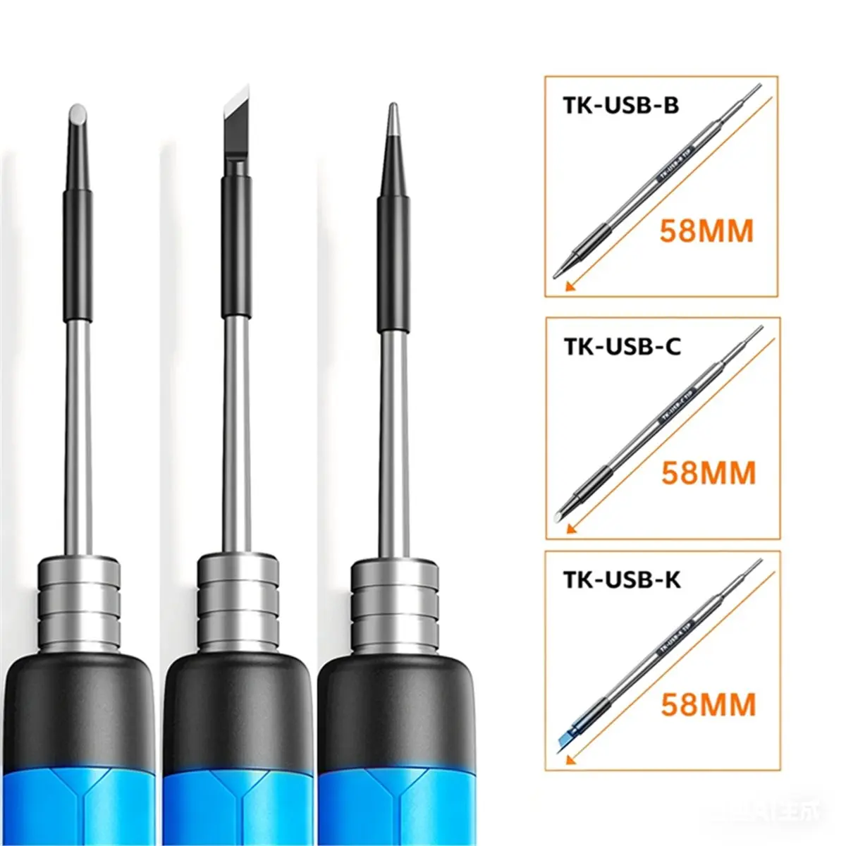 【50% OFF】USB Soldering Iron Kit Type-C Interface Wireless Soldering Iron Kit Adjustable Temperature Welding Tool