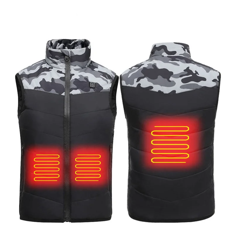 2023 Winter Heated Vest For Children Intelligent Electric Thermal Vest Boys Outdoor Heating Vest Coat Heater Child Jacket