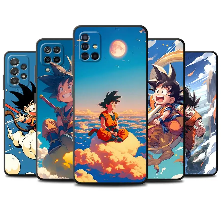 

Dragon Ball Firmament Cool Goku Soft Cover Phone Case for Samsung Galaxy Note8 S10e Note10 Plus Note9 S10 Plus S9 S8 Note20