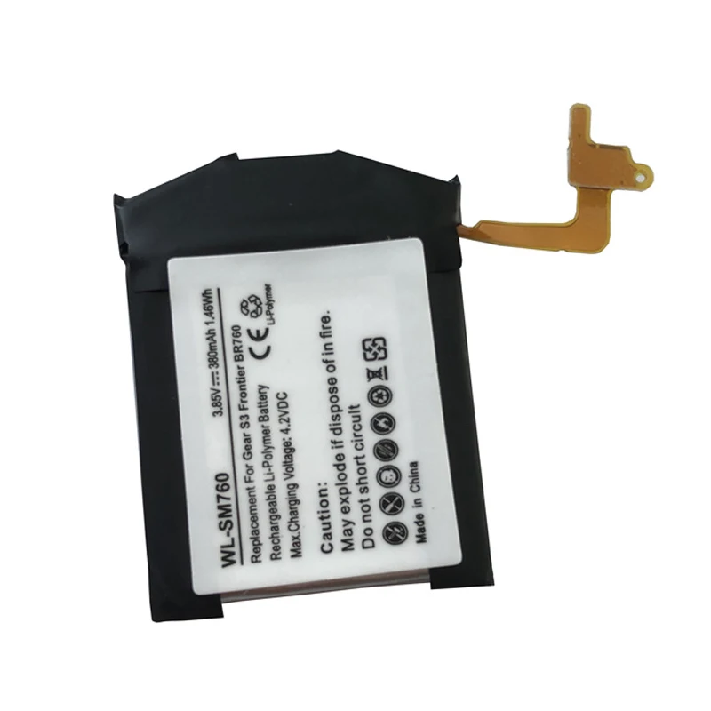 380mAh EB-BR760ABE Watch Battery For Samsung Gear S3 Frontier / S3 Classic EB-BR760A SM-R760 SM-R770 SM-R765 SM-R765S +Tools