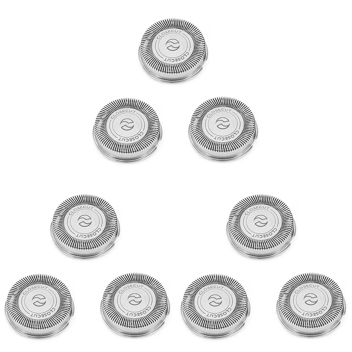 9Pack SH30 Replacement Heads for Shaver Series 3000, 2000, 1000 and S738, with Durable Sharp Blades