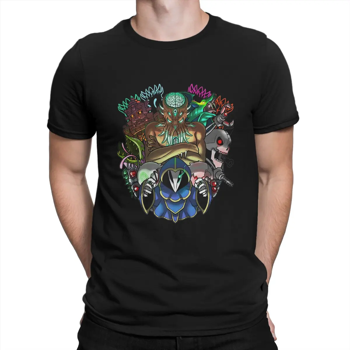 Terraria Tee T-Shirt for Men Terraria Funny Pure Cotton Tee Shirt O Neck Short Sleeve T Shirts New Arrival Clothes