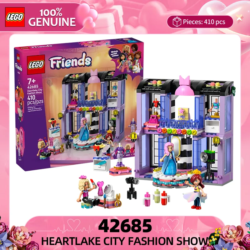 

Lego Building Blocks Friends Series 42685 Heart Lake City Fashion Show Boys and Girls Children's Puzzle Building Blocks Toy Gift