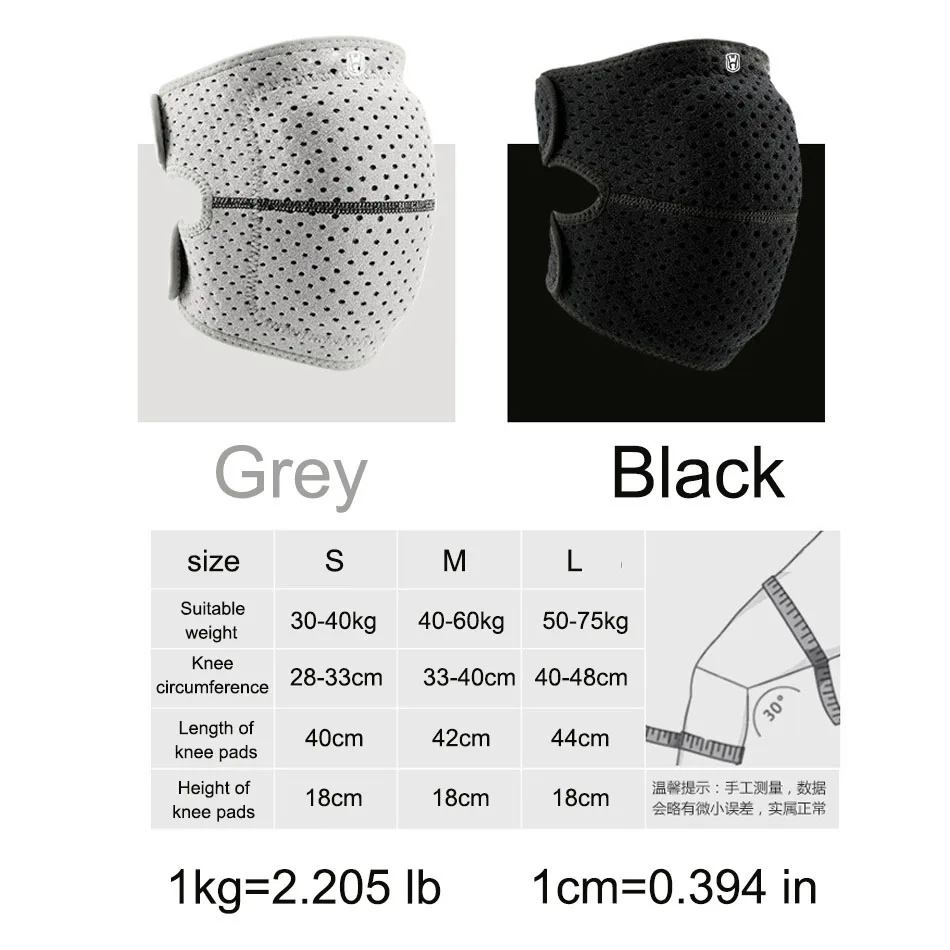 1 Pair EVA Knee Pads Brace for Dancing Volleyball Yoga Women Kids Men Kneepad Patella Brace Support Fitness Protector Work Gear
