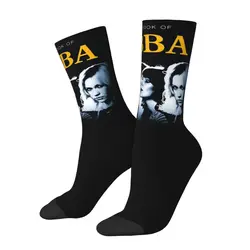 Abba Death Metal Band Socks Harajuku High Quality Stockings All Season Long Socks Accessories for Man's Woman's Birthday Present