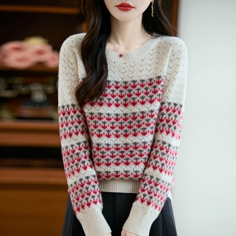 Fair Isle Pullover für Damen, – Vintage Fashion Faire Bewertung und Preis