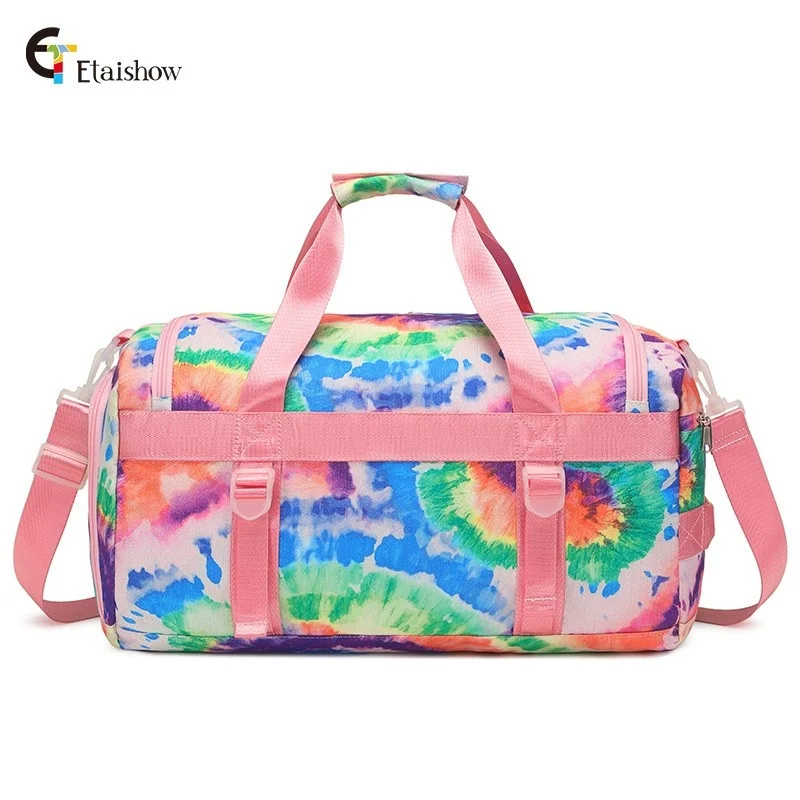 Travel Bag for Women Yoga Fitness Bag Large Capacity Leisure Travel One Shoulder Diagonal Straddle Gym Bags New Drop-shipping