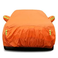 Universal Orange Car Cover Outdoor Sun Dust UV Protection Full Car Cover Waterproof Auto Protector Umbrella for BMW Audi Hyundai