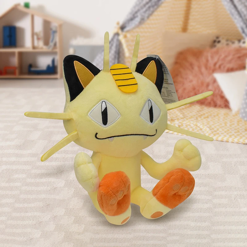 Meowth Pokemon farcito peluche bambola morbido animale giocattoli caldi grande regalo di Halloween