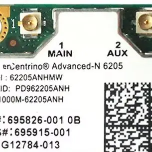 For 6205AN 2.4G / 5GHz dual-band wireless adapter 6205 62205an 62205hmw 300Mbps Half Mini PCI-E WiFi card 802.11n window