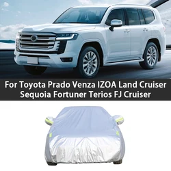 Car Cover Waterproof Dustproof Covers For Toyota Prado Venza IZOA Land Cruiser Sequoia Fortuner Terios FJ Cruiser