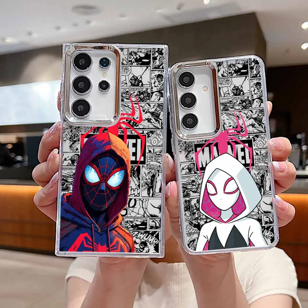 Marvel Cute Spider Men For Samsung A57 A56 A55 A54 A53 A36 A35 A34 A33 A32 A31 A26 A25 A24 A23 A16 A07 A06 Phone Case