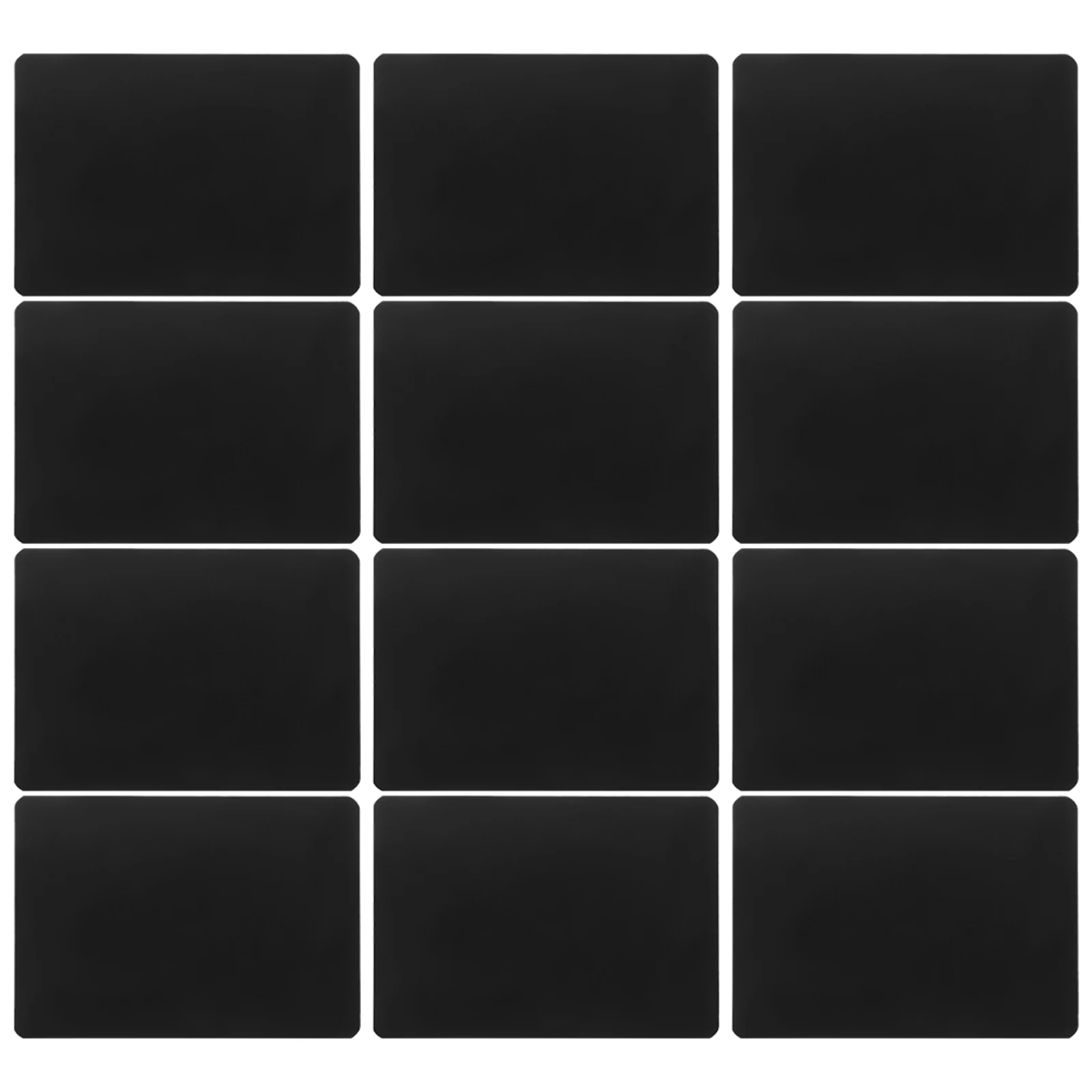 12 Stuks Prijs Display Tag A7 Formaat Mini Krijtbord Uitwisbare Prikbord Supermarkt Plank Label Tag Abs Materiaal