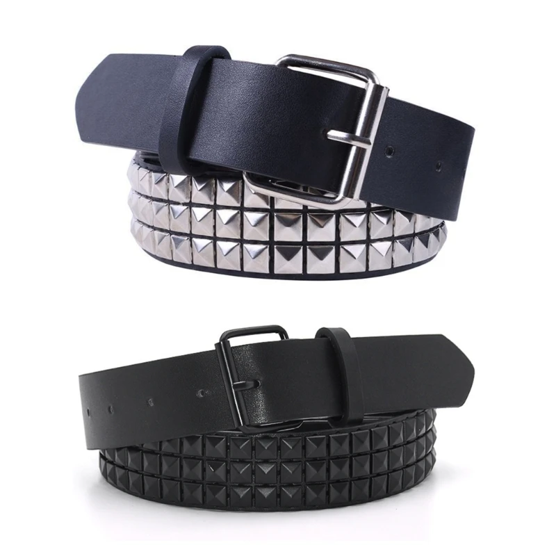 

Punk Waist Belt with Pin Buckle Waistband for Christmas Dress Jeans Coat Decors Drop shipping