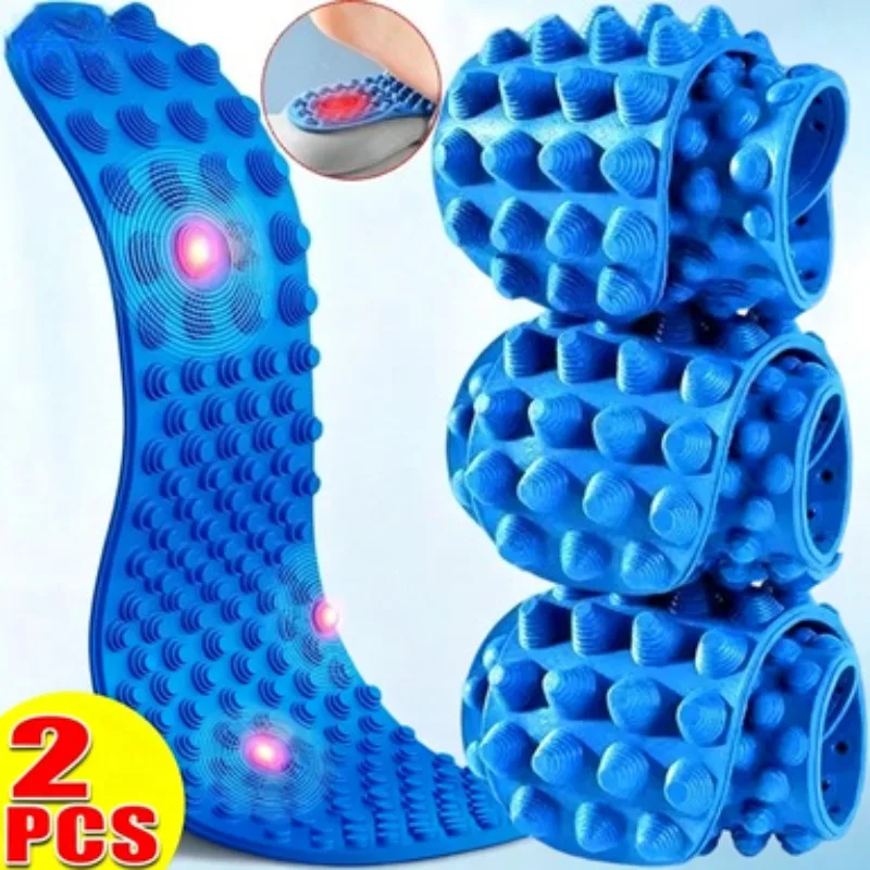 1 Pair Finger Pressure Board Massage Insole Relieve Foot Fatigue Shoes Insoles Men Woman Shoe Pads Soft Sports Casual Shoes Pad