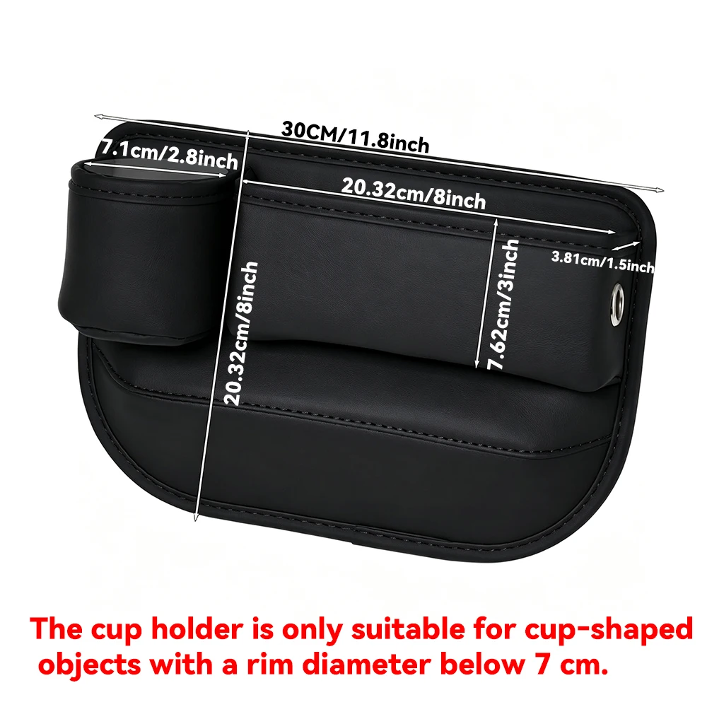 Leather Car Seat Gap Filler Organizer and Storages Automotive Accessories Universal for Car SUV Truck Fill The Gap