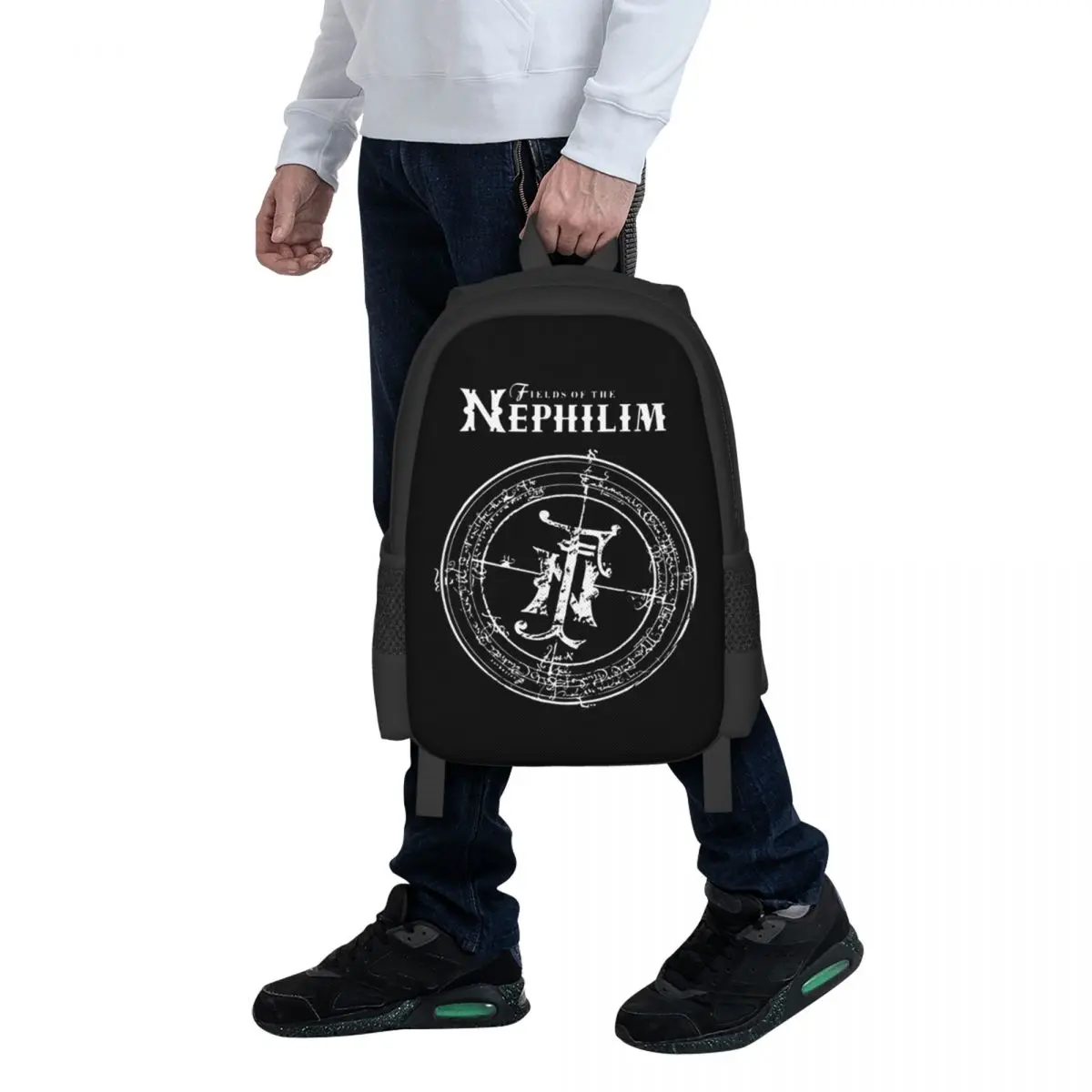

Fields Of The Nephilim Student Backpack School Bag Hiking Travel Daypack for Boys Girls Fashion Bookbag Shoulder Bags