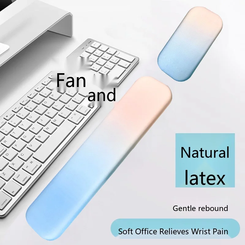 Memory Foam Keyboard Wrist Rest Pad Square Shape 5 Gradient Colors Office Gaming Ergonomic Support