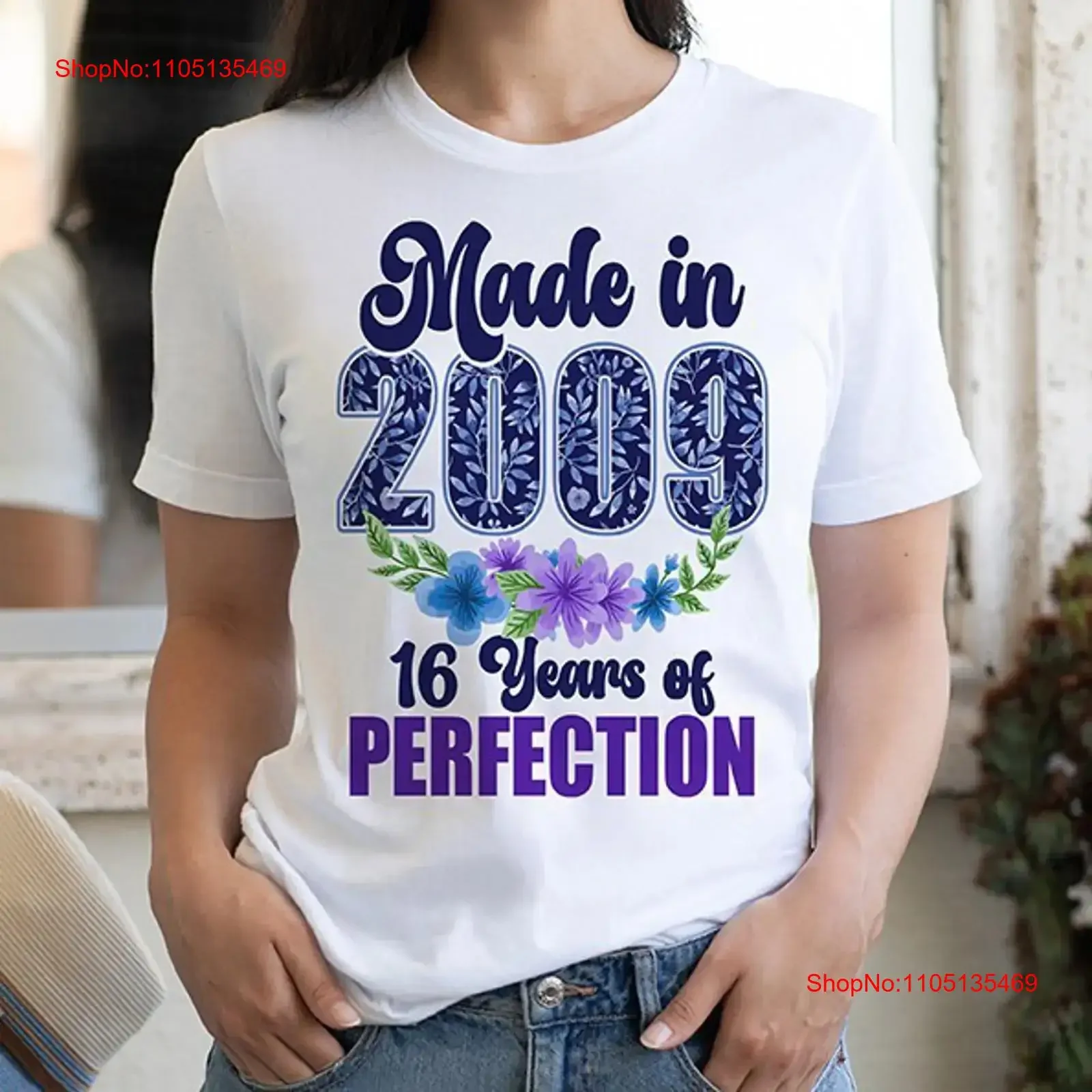 16th BIRTHDAY Gardening T Shirt MADE IN 2009 Born Age Vintage Present vintage Washed fashion streetwear homme Breathable