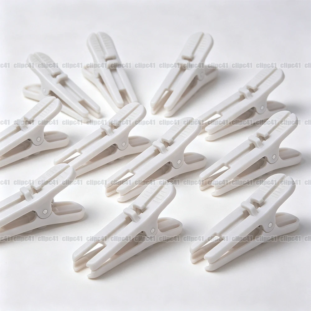 10Pcs Special Plastic Clip For Animal Blood Oxygen Probe Animal Use Veterinary Tongue Clip For Vet Sensor Assembled