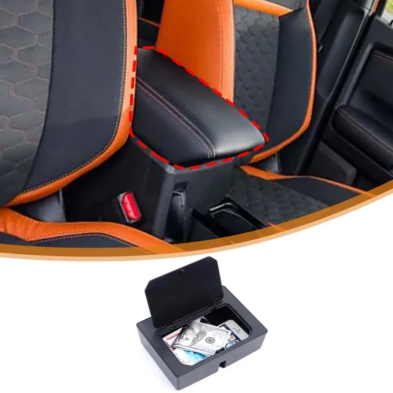 For 2024-2025 Mitsubishi L200 Triton Arm Case Privacy Storage Box Central Arm Case Hidden Storage Box ABS 1pcs