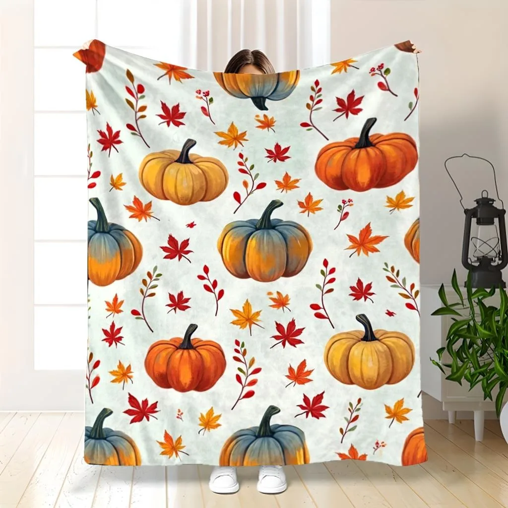 Cartoon Halloween Crow Moon Star Print Throw Blanket Cozy Sofa Couch Manta Soft Bed Decorative Blanket For Bedroom Living Room