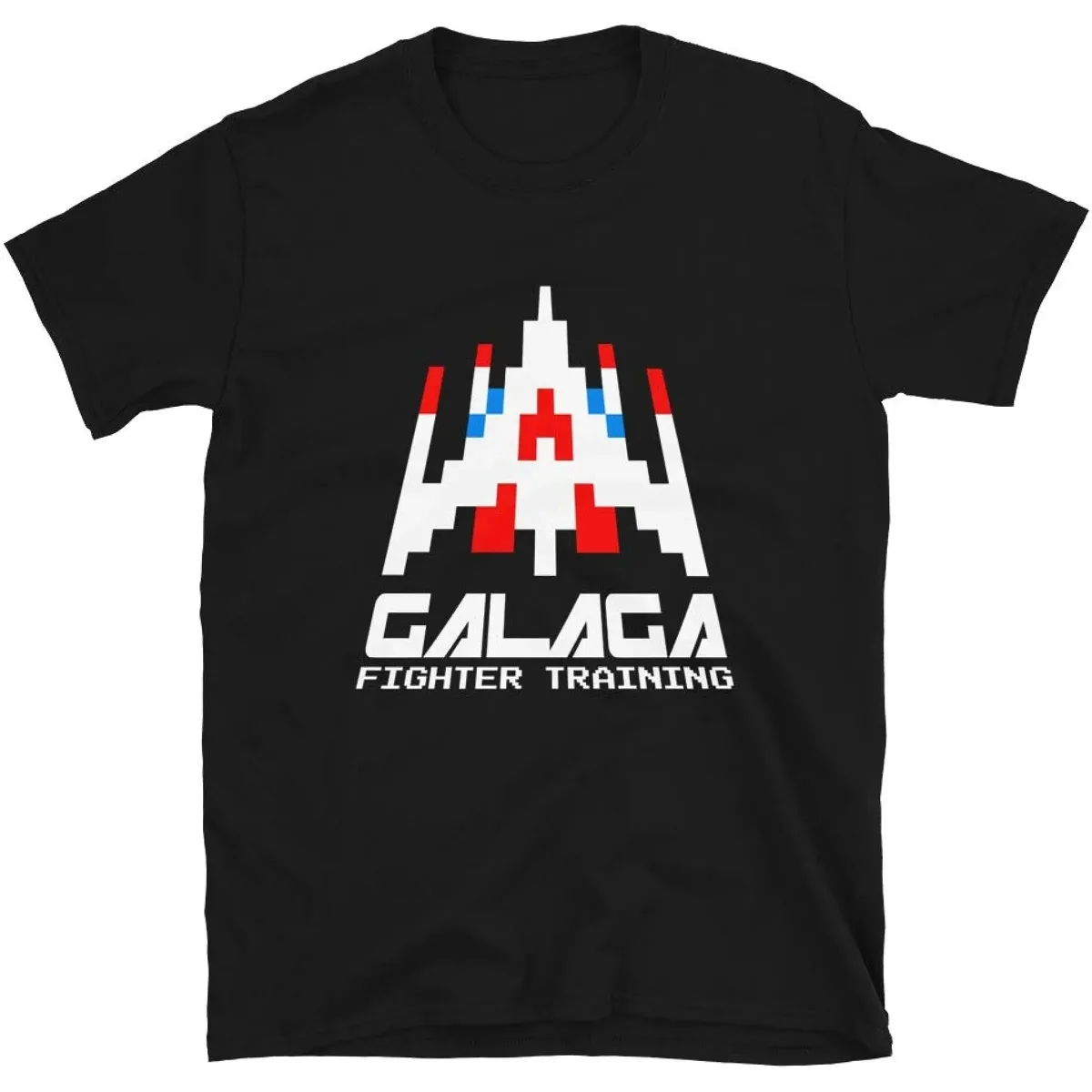 Cool Arcade Galaga Video Game Retro Vintage 80s Invader Space Gaming Alien t shirt for men 100% Cotton Gift Idea Clothes