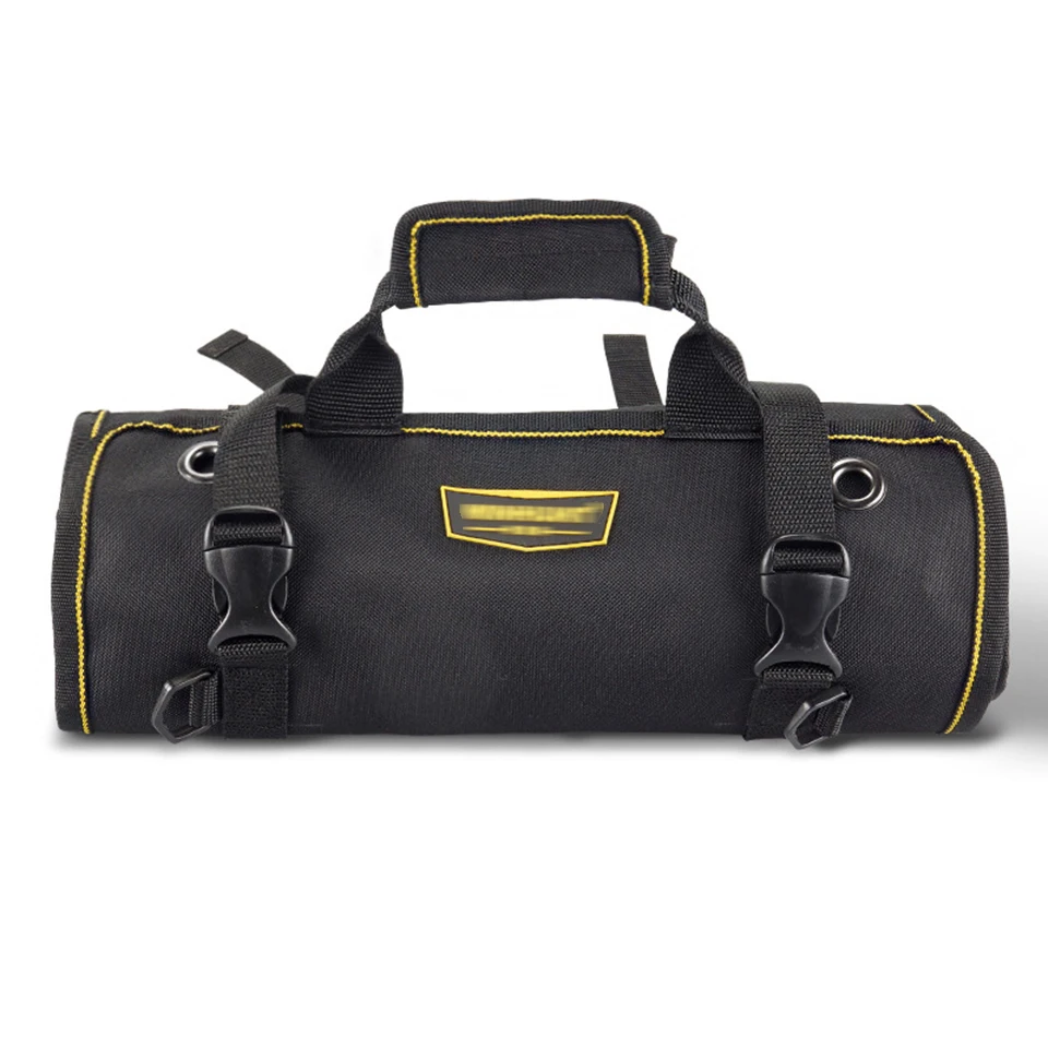 Roll Up Tool Bag Dual-Use Transport & Protect Hand Tools Bag Heavy Duty Tool Organizer Large Tool Roll Up Pouch WH047