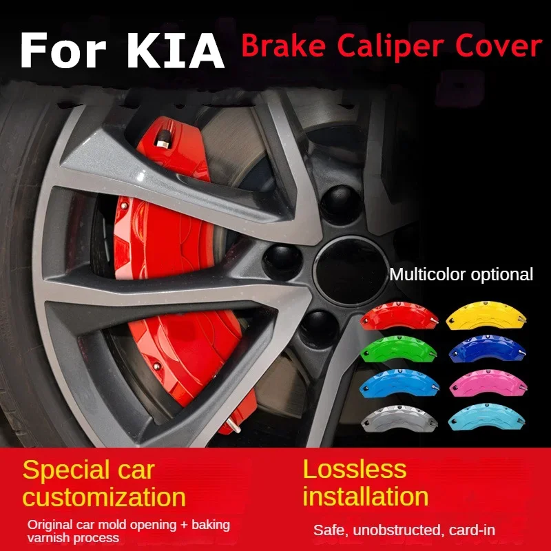 

Customized Kia brake caliper cover aluminum front and rear installation SHUMA Kee GT GT4 Stinger Forte Sprage K5 K4 K3 K2 KX1 KX